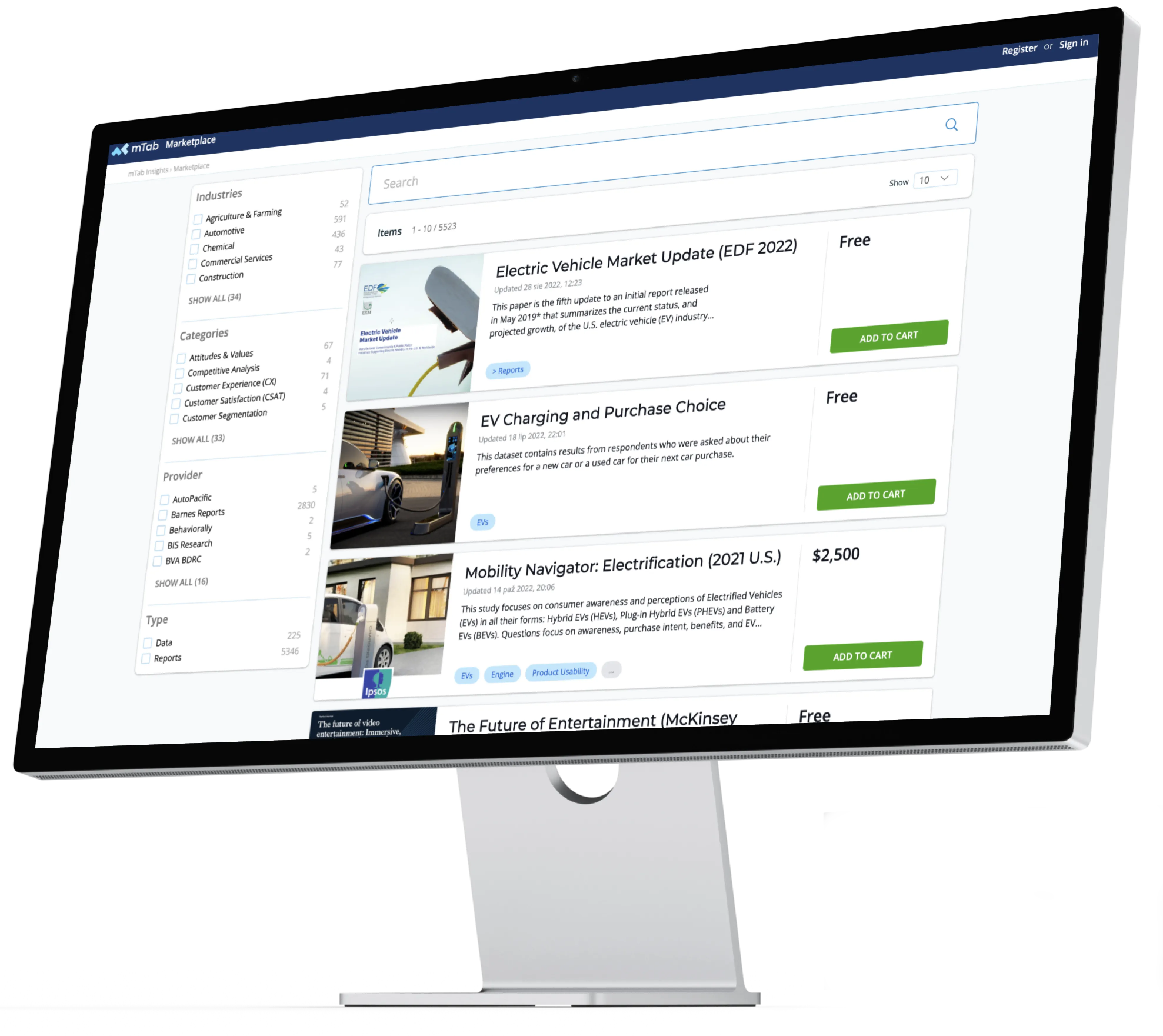 mTab Marketplace